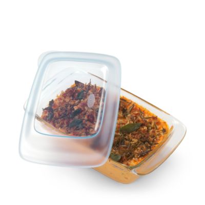 Lidded 1.6-Quart Glass Loaf Pan