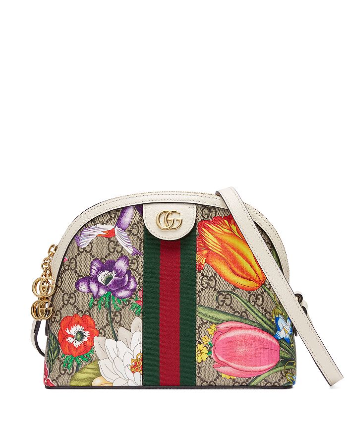 Gucci Ophidia Small GG Flora Shoulder Bag | Bloomingdale's