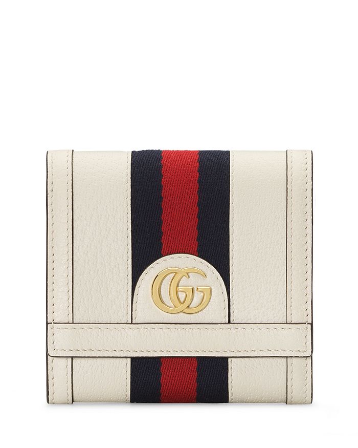 Gucci Ophidia GG Leather Card Case Wallet | Bloomingdale&#39;s