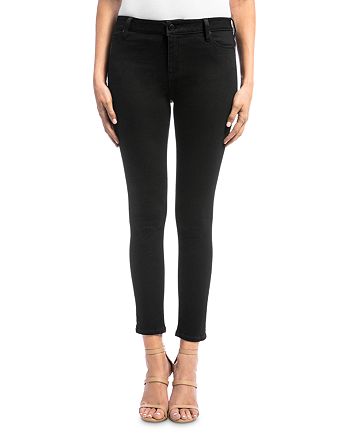 Liverpool Los Angeles Abby Skinny Jeans in Black Rinse | Bloomingdale's
