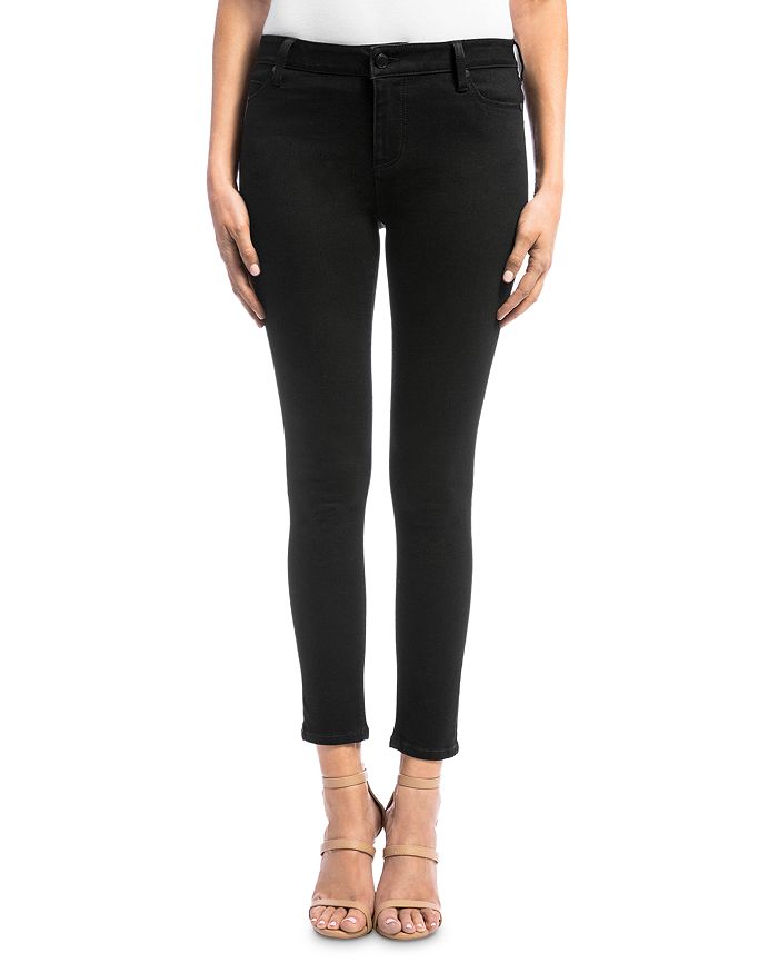 Liverpool Los Angeles Abby Skinny Jeans in Black Rinse