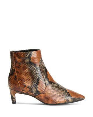 Aquatalia Women s Marilisa Weatherproof Snake Print Booties Bloomingdale s