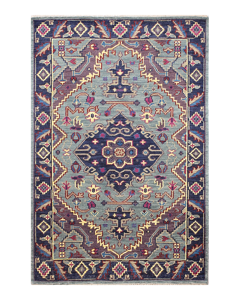 Bashian Artifact Ar109 Area Rug, 8'6 X 11'6 In Azure
