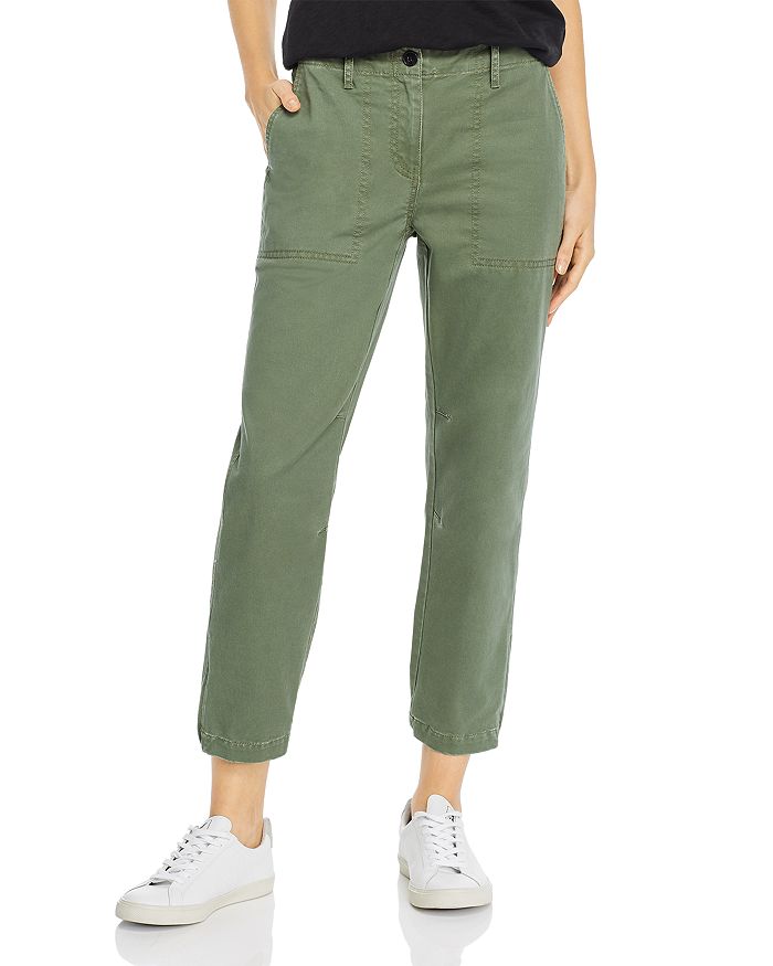 DEREK LAM 10 CROSBY CROPPED UTILITY PANTS,TC00116CH