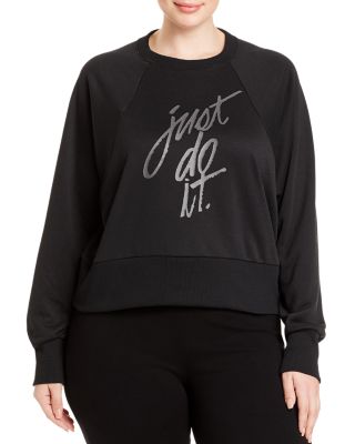 nike dri fit cropped sweatshirt