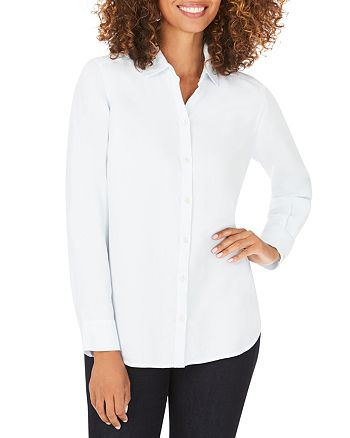 Foxcroft Plus Carmen High/Low Button-Down Shirt | Bloomingdale's