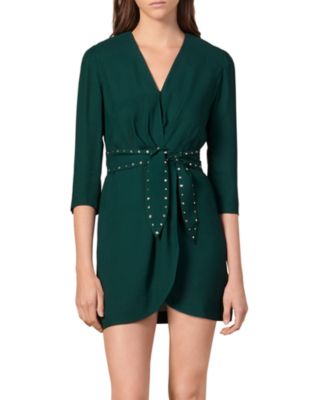 Sandro - Prunel Belted Mini Dress