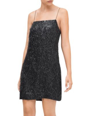 kate spade new york Metallic Fringe Mini Dress