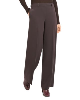 Theory Admiral Crepe Wide-Leg Pants | Bloomingdale's