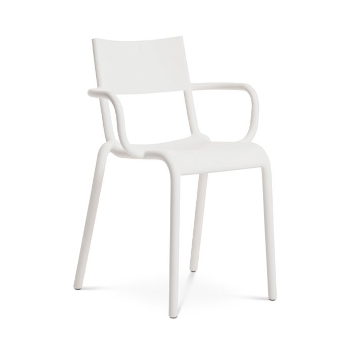 Kartell Generic A Dining Chair, Set Of Two In White
