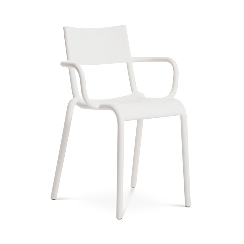Kartell Generic A Dining Chair, Set Of Two In White