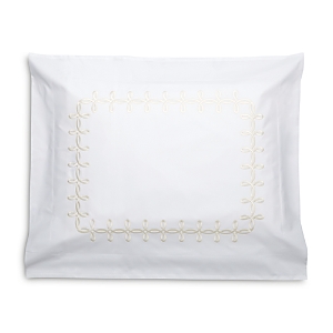 Matouk Gordian Knot Percale Standard Sham In Cream