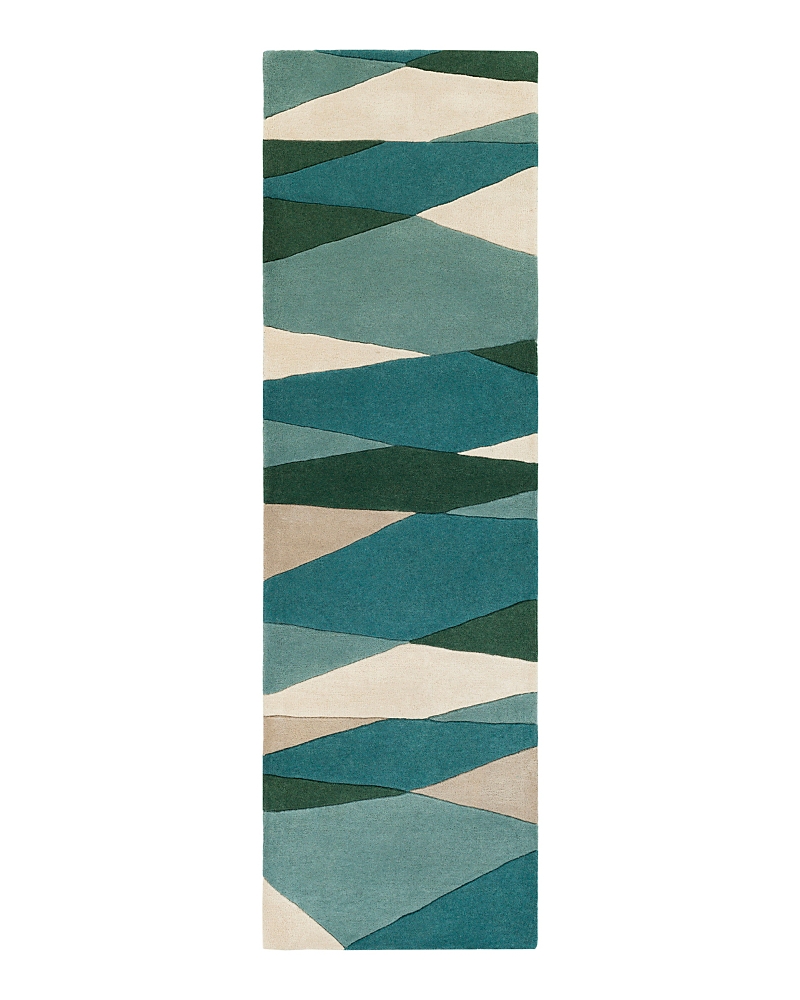 Surya Livabliss Forum Fm-7204 Runner Area Rug, 2'6 X 8' In Sea Foam