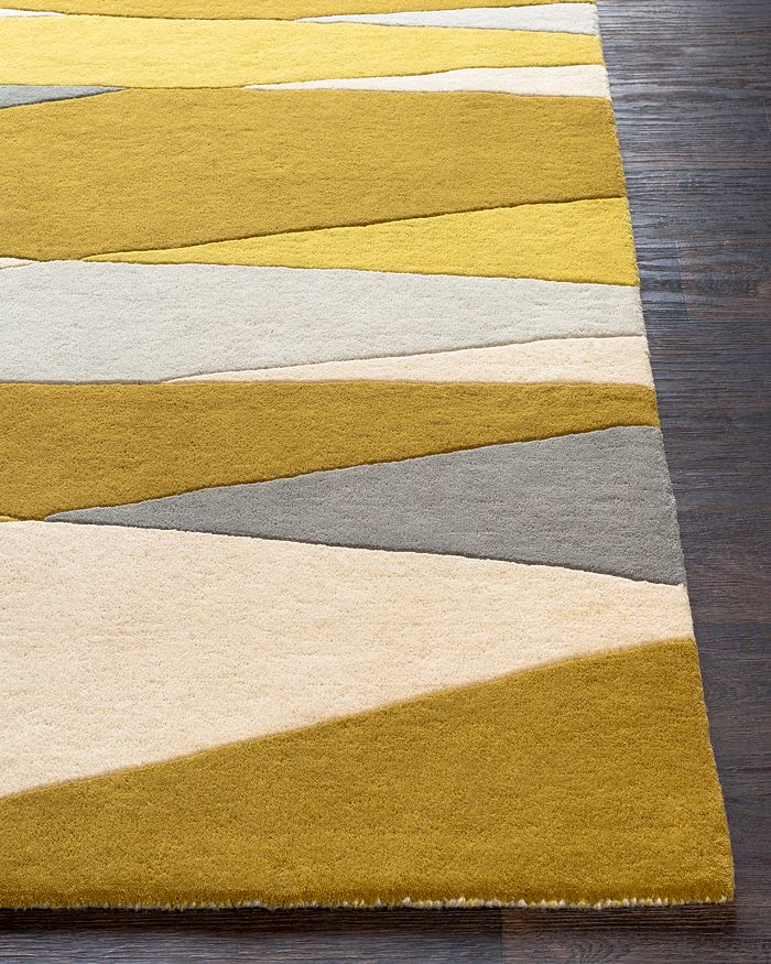 Shop Surya Forum Fm-7203 Area Rug, 4' X 6' In Cream / Yellow