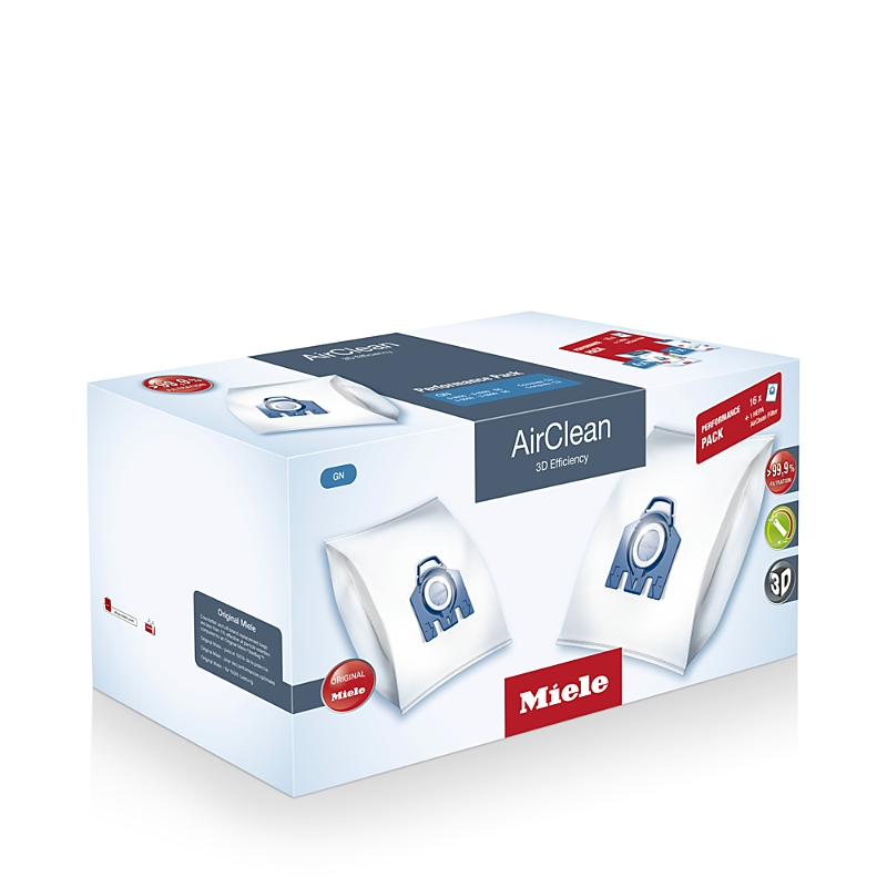 Miele Airclean 3d Efficiency Gn 50 Dustbag Performance Pack + Hepa Airclean Filter