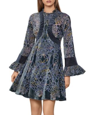 bcbgmaxazria velvet dress