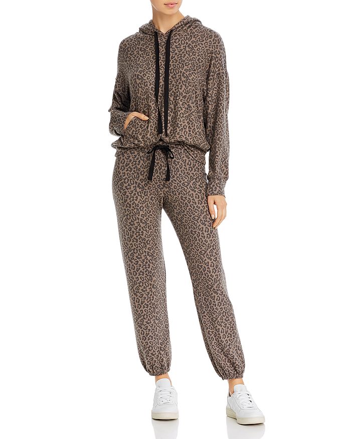 Sundry Leopard Print Sweatshirt Sweatpants Bloomingdale s