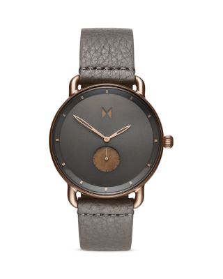 MVMT - Bronze Age Revolver Leather Strap Watch, 45mm
