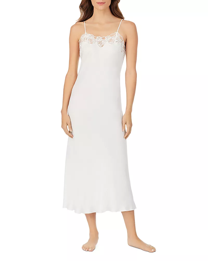 Eileen West Sleeveless Satin Nightgown