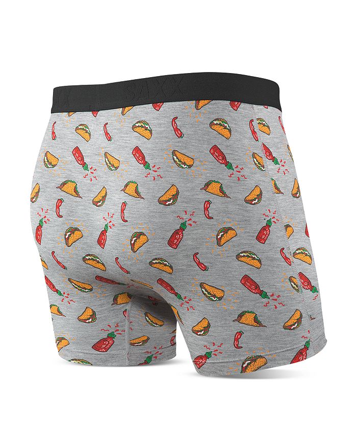 Saxx Taco & Hot Sauce Ultra Boxer Briefs In Gray ModeSens