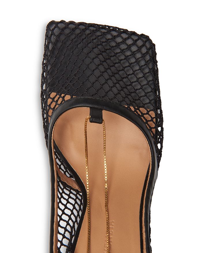 mesh bottega heels