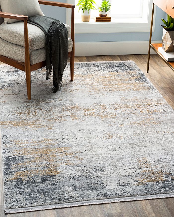 Surya Solar Sor-2302 Area Rug, 5' X 7'6 In Medium Gray/taupe