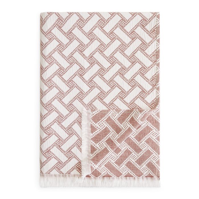 Amalia Home Collection Palma Throw - 100% Exclusive In Terracotta