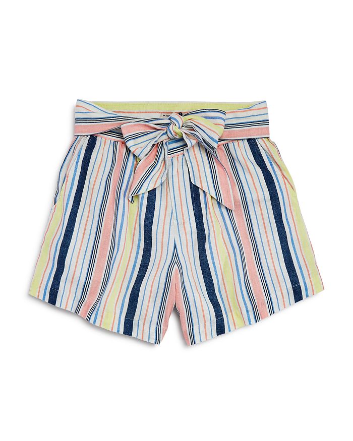 Ladies sales striped shorts