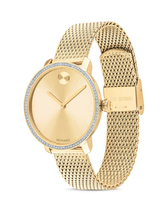 Shop Movado Bold Watch, 34mm In Gold