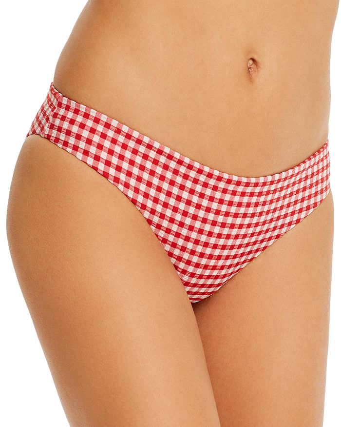 Onia Lily Bikini Bottom In Haute Red