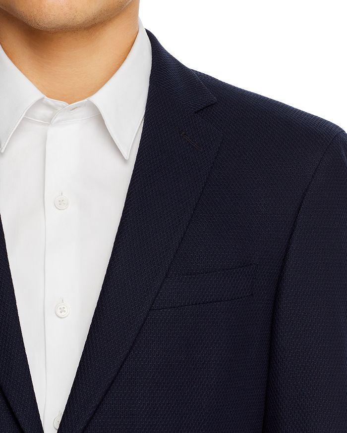 HUGO BOSS NORWIN WAFFLE-WEAVE KNIT EXTRA SLIM FIT SPORT COAT