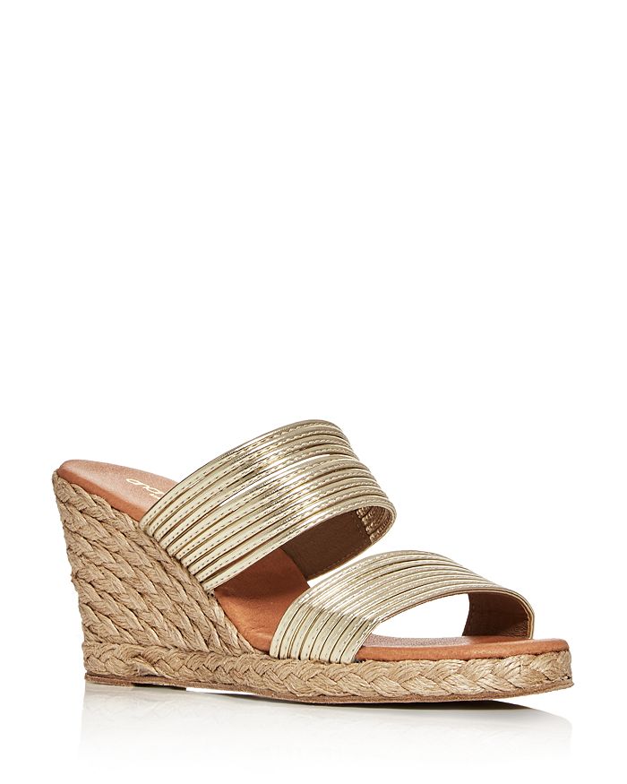 ANDRE ASSOUS WOMEN'S AMY ESPADRILLE WEDGE SANDALS,AA0AMY19