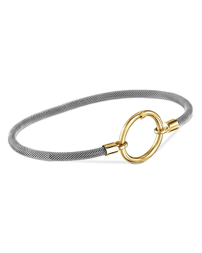Tous 18k Yellow Gold & Steel Hold Bracelet In Silver/gold | ModeSens