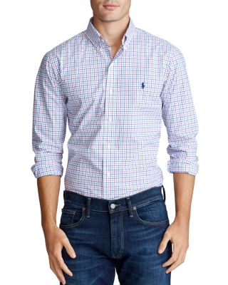 polo ralph lauren slim fit button down oxford shirt