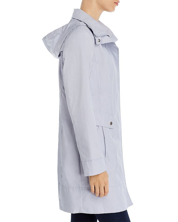 Shop Cole Haan Travel Packable Rain Jacket In Mist