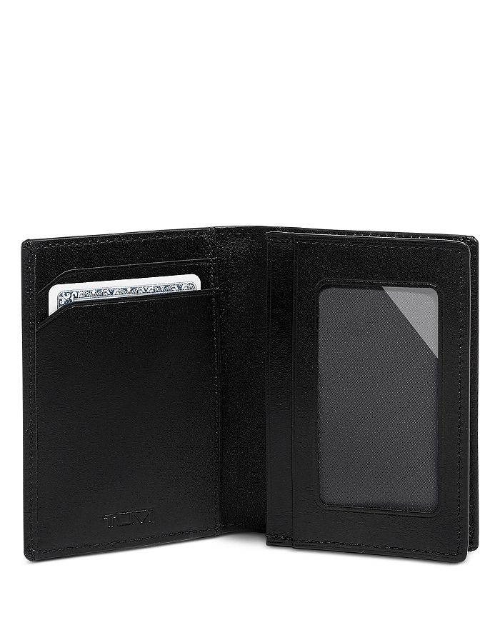 Shop Tumi Nassau Gusseted Card Case In Black Texture