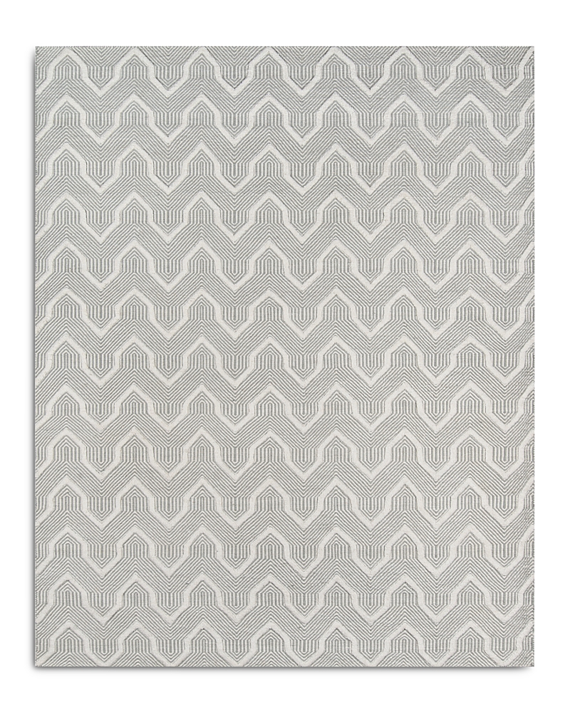 Erin Gates Langdon Lgd-1 Prince Blue 7'6" X 9'6" Area Rug In Gray