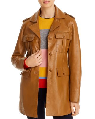 tory burch leather jacket