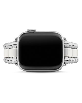 Smart Caviar White Ceramic Apple™ Watch Bracelet, 38-44mm