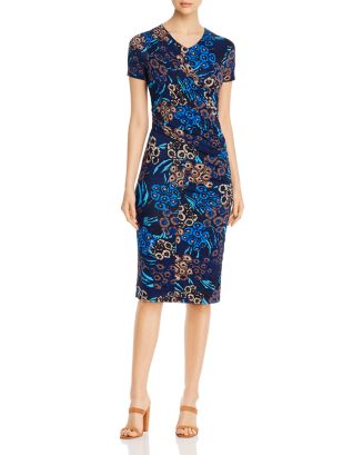 BOSS Erykah Floral Print Sheath Dress | Bloomingdale's