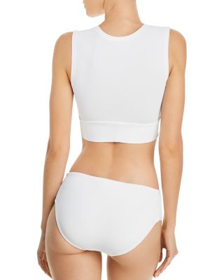 Ava Solid Twist-Front Bikini Bottom