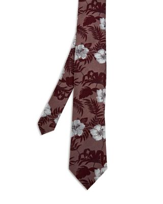 Ted Baker - Floral-Print Silk Tie