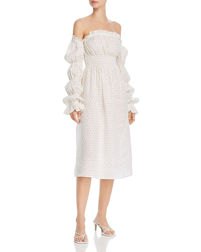SLEEPER Michelin Cold-Shoulder Dress,SSL2022MD