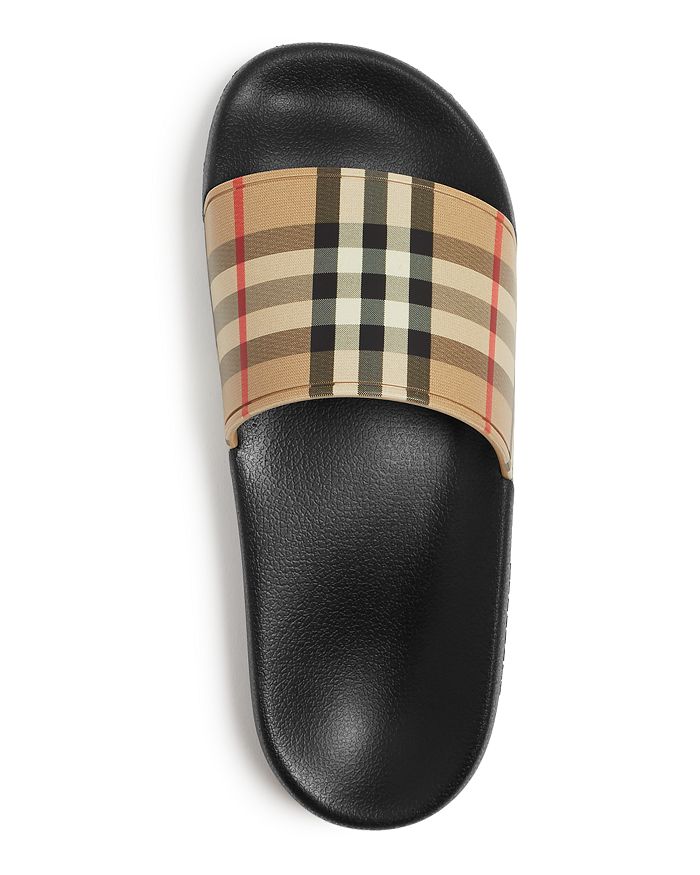 Burberry Furley Vintage Check Slide Sandal In Archive Bei | ModeSens