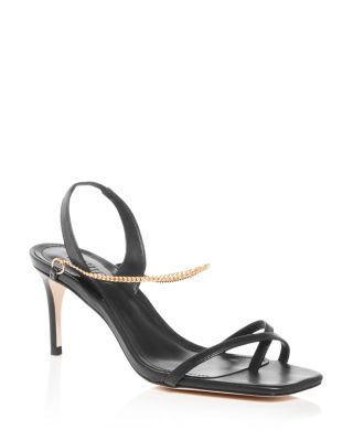 Yareli Slingback Square-Toe Sandals 
