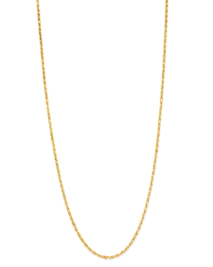 Bloomingdale's Solid Glitter Chain Necklace in 14K Yellow Gold - 100% Exclusive