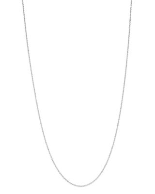 Bloomingdale's Fine Collection - Perfectina Link Chain Necklace in 14K White Gold - Exclusive