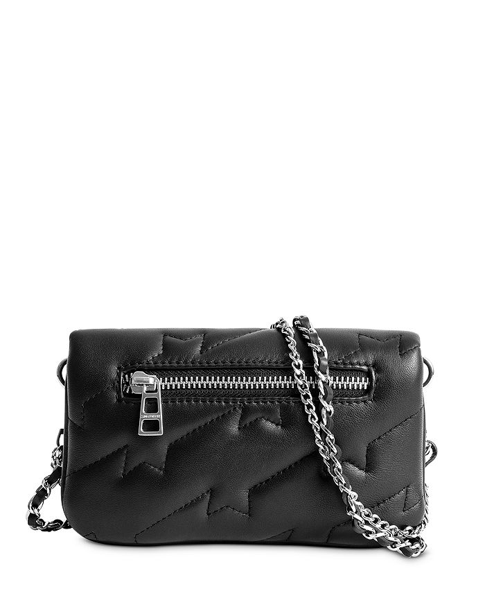 ZADIG & VOLTAIRE QUILTED-LEATHER CHAIN-STRAP HANDBAG
