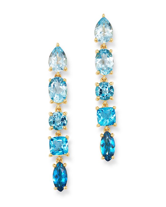 Blue on sale ombre earrings
