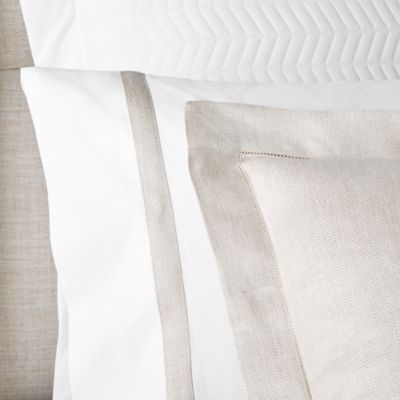 Zebra Herringbone Duvet Cover, Queen